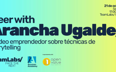Beer With… Arancha Ugalde. Tardeo emprendedor sobre técnicas de storytelling