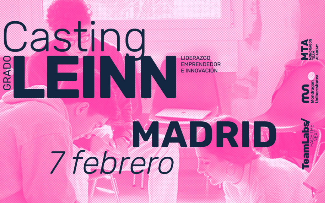 Casting grado LEINN Madrid 7 febrero