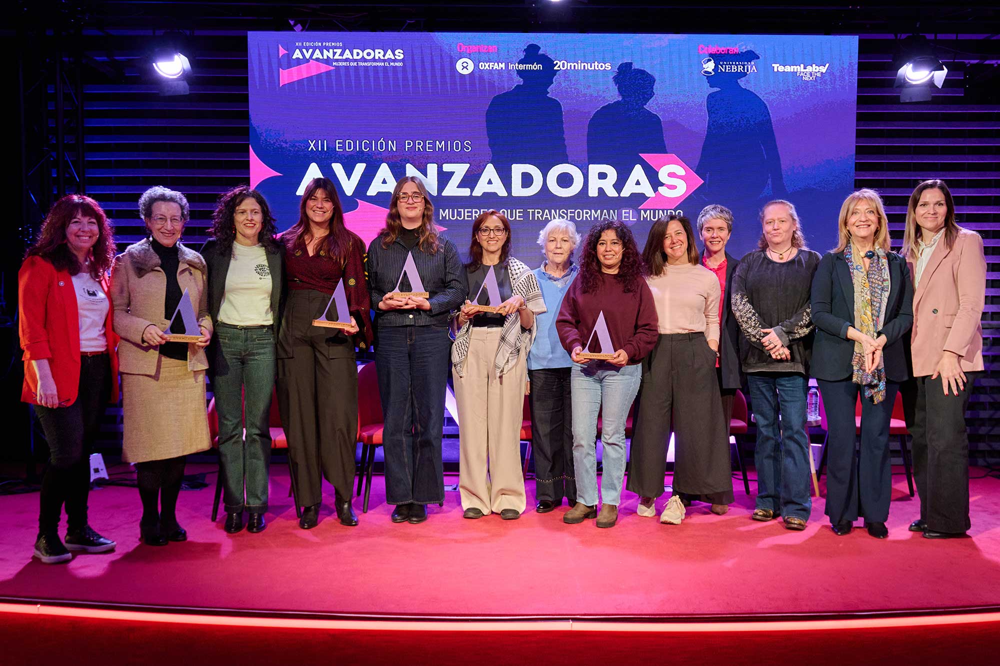 Desde TeamLabs/ colaboramos con Oxfam Intermón y el diario 20minutos, junto con la Universidad Nebrija, en la XII edición del Premio Avanzadoras