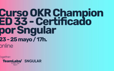 Curso OKR Champion ED 33 – Certificado por Sngular