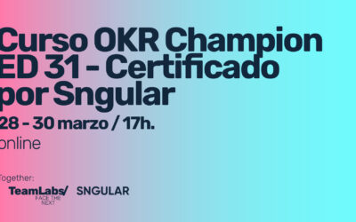 Curso OKR Champion ED 31 – Certificado por Sngular