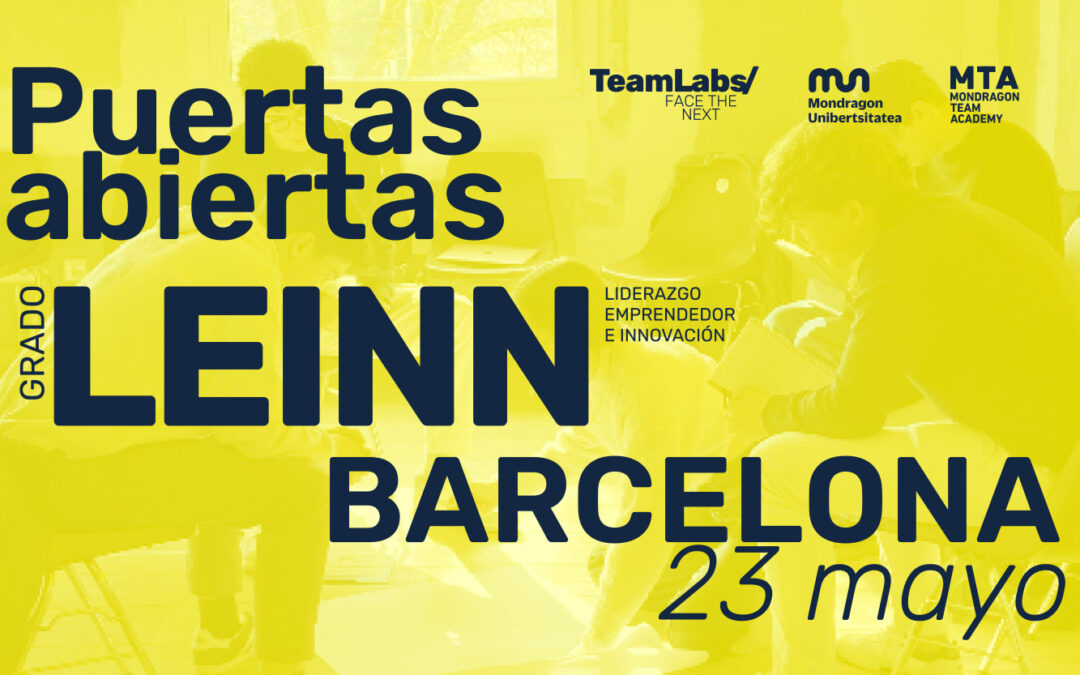 Grado oficial LEINN/ Puertas Abiertas Barcelona [23 may | 10:30]