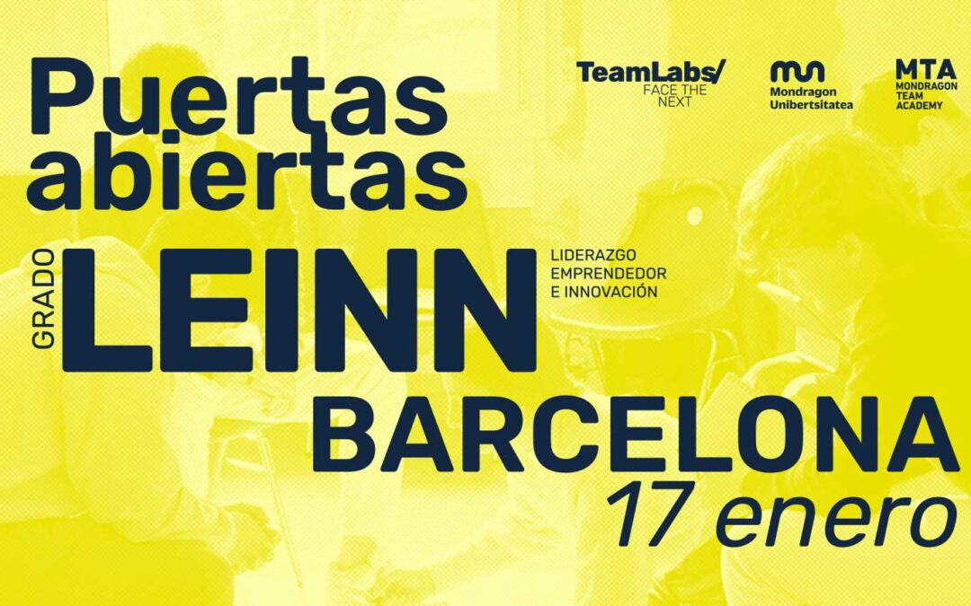 Grado oficial LEINN/ Puertas Abiertas Barcelona [17 ene | 10:30]
