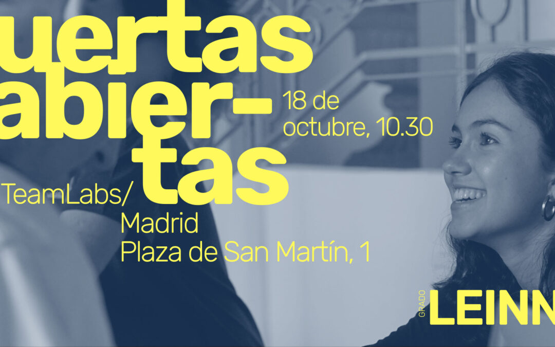 Grado oficial LEINN/ Puertas Abiertas Madrid [18 oct | 10:30]