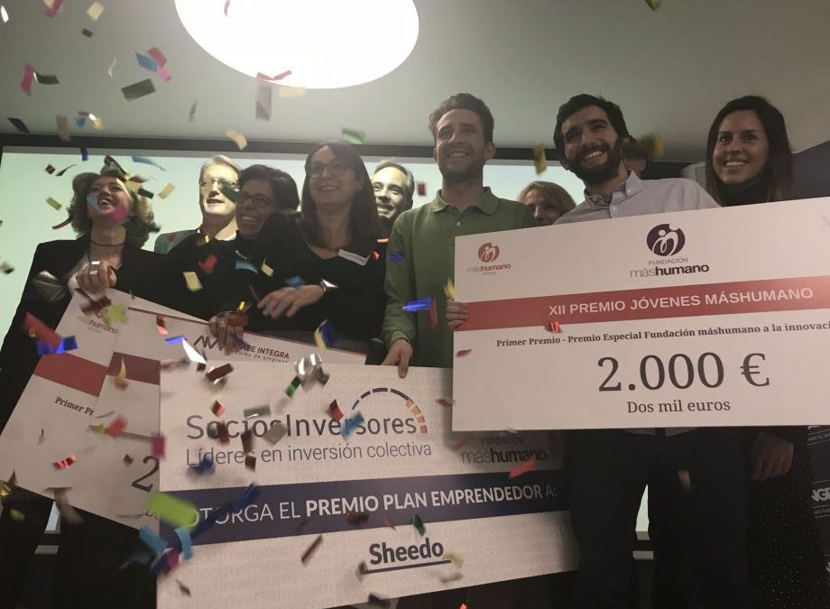 Sheedo Paper, galardonado en los Premios Jóvenes máshumano 2017