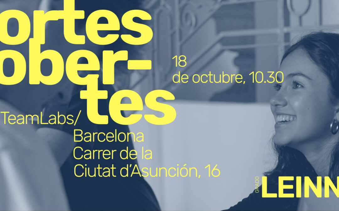 Grado oficial LEINN/ Puertas Abiertas Barcelona [18 oct | 10:30]