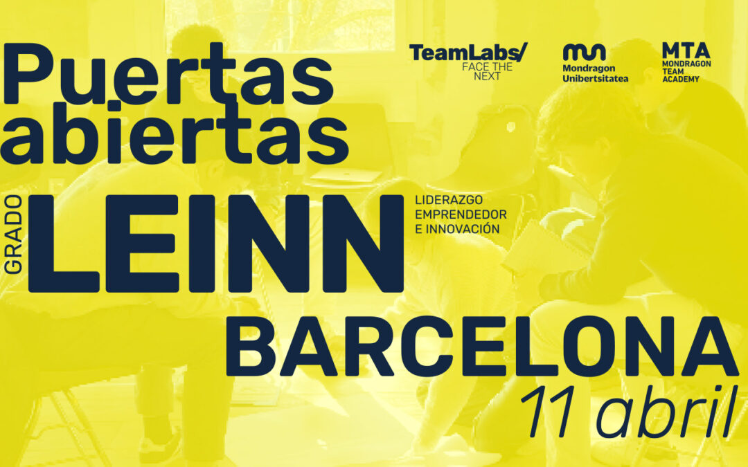 Grado oficial LEINN/ Puertas Abiertas Barcelona [11 abr | 10:30]