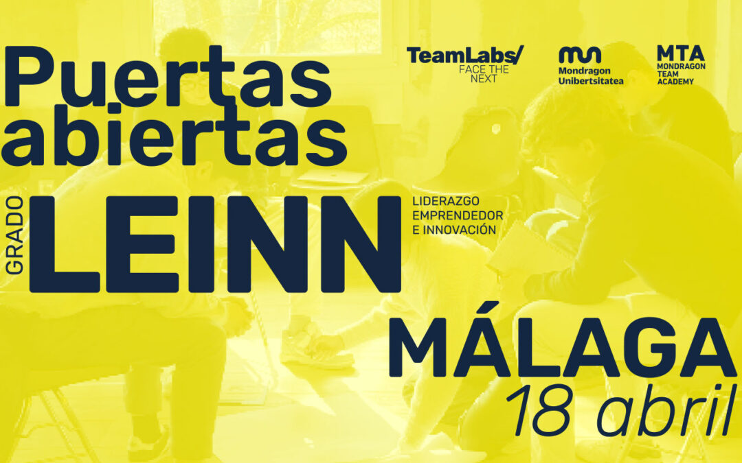Grado oficial LEINN/ Puertas Abiertas Málaga [18 abr | 10:15]