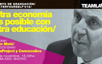 Primer evento de graduación de Masteryourself, con la participación de Joan Melé de Triodos Bank